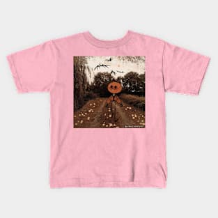 Pumpkin Head Children Kids T-Shirt